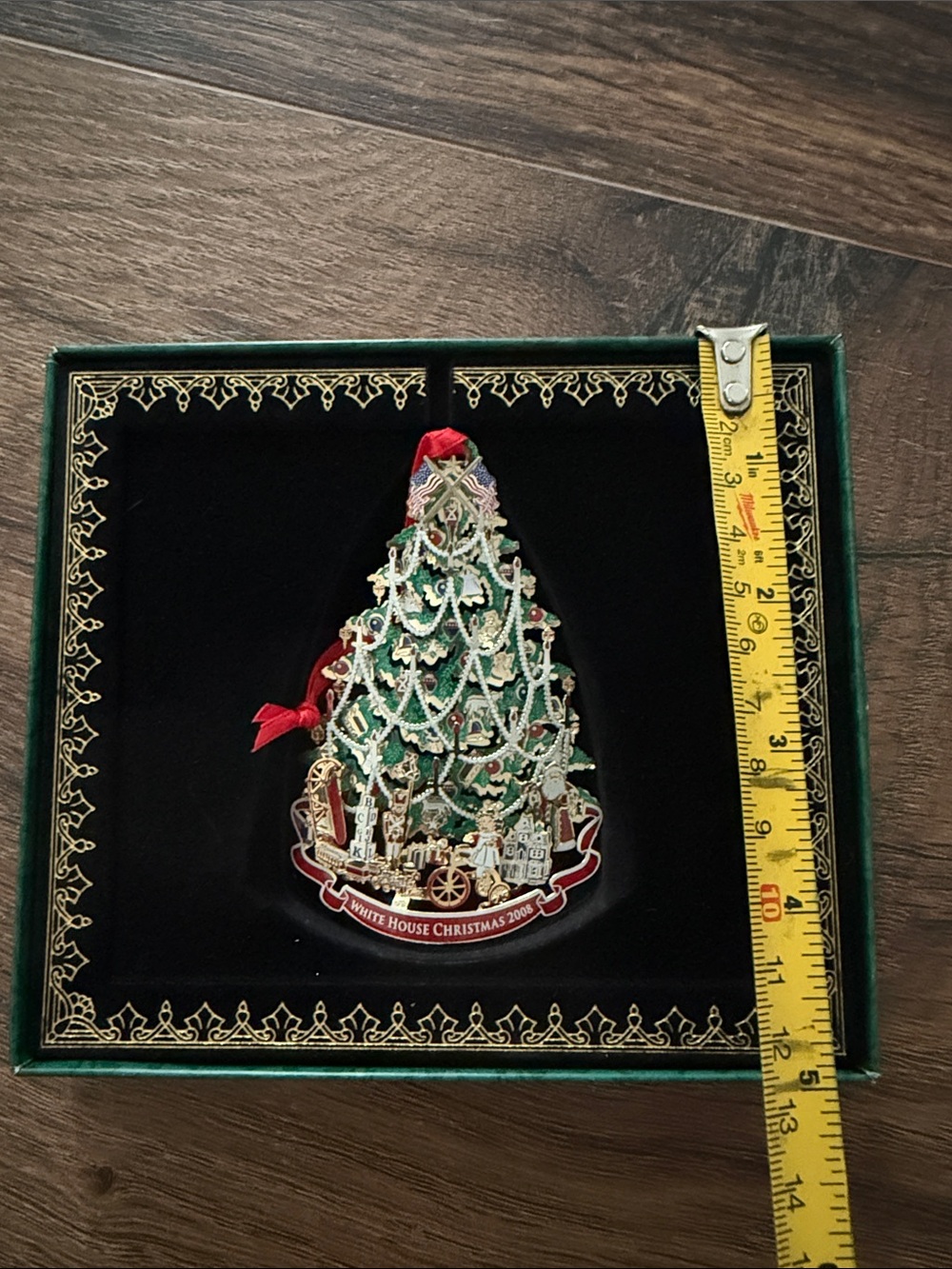 White House Historical Association Christmas Tree Ornament 2008 - Picture 4 of 8